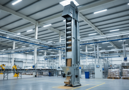 Elevador de Canecas: Transporte vertical seguro e eficiente