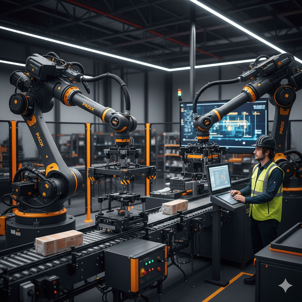 Automação industrial e redução de acidentes operacionais