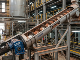 Rosca Helicoidal Industrial: eficiência e segurança no transporte de materiais