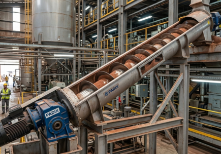 Rosca Helicoidal Industrial: eficiência e segurança no transporte de materiais