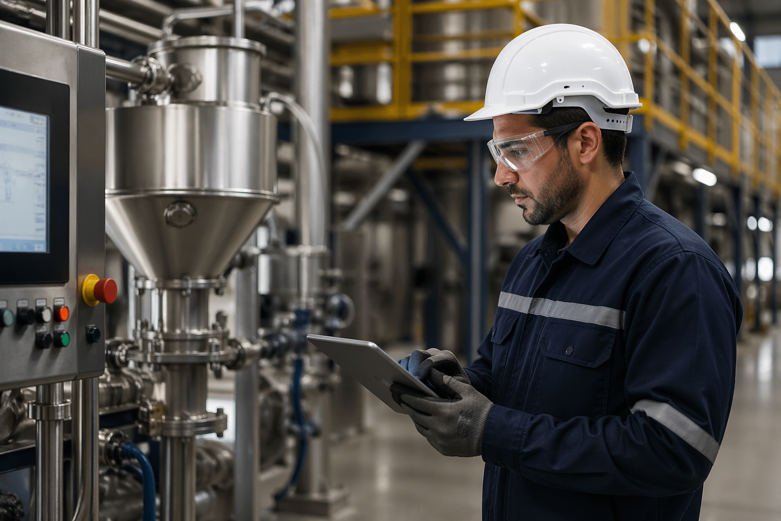 Segurança do operador na indústria com sistemas integrados