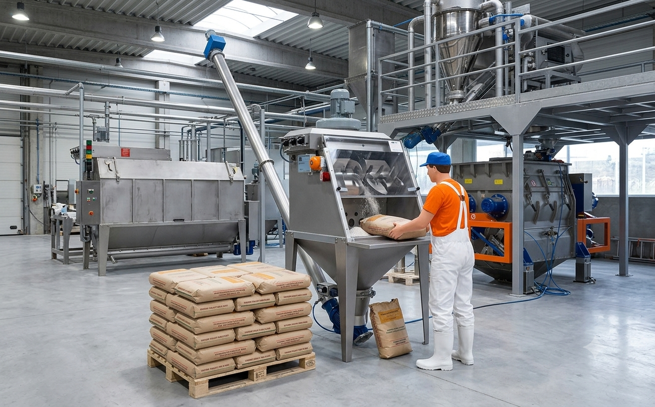 Segurança no manuseio de materiais a granel com o rasga sacos