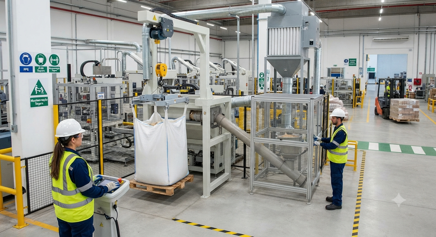 Prevenção de acidentes industriais na movimentação de materiais