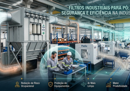 Filtros industriais para pó: segurança e eficiência na indústria
