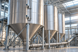 Monitoramento de nível em silos industriais